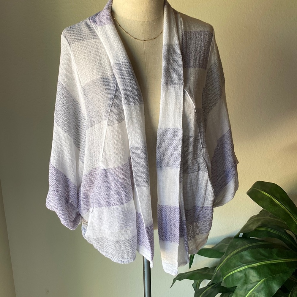 Italian Linen open front jacket
